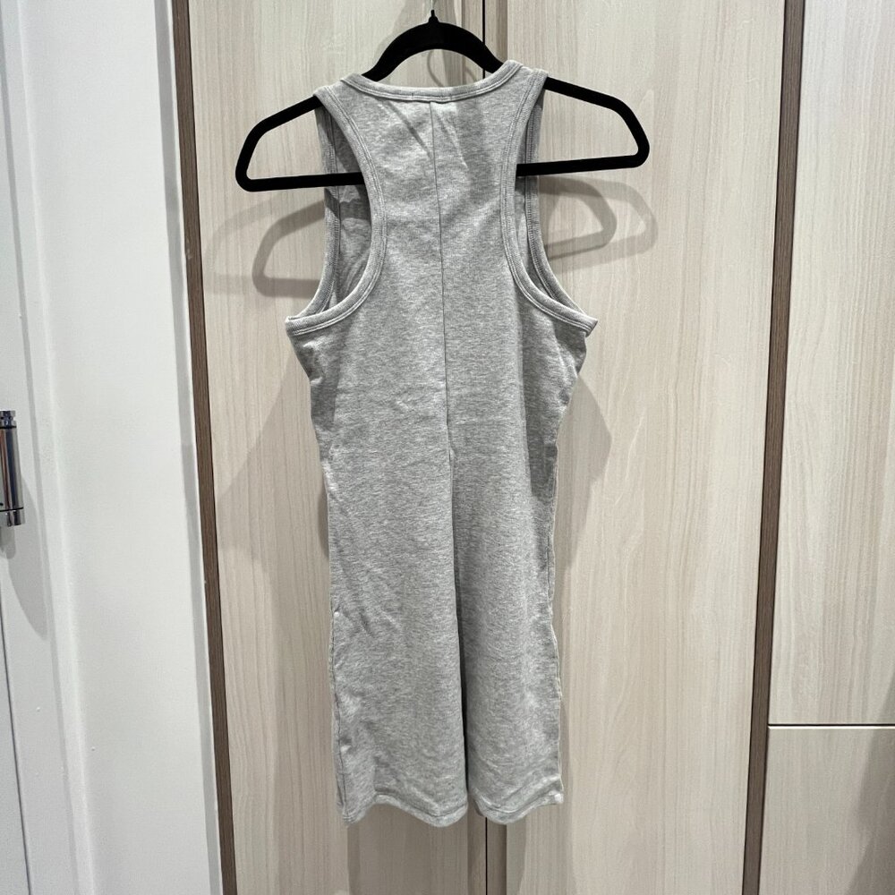 Adanola Rib Racer Mini Dress - Gray - Picture 5 of 6